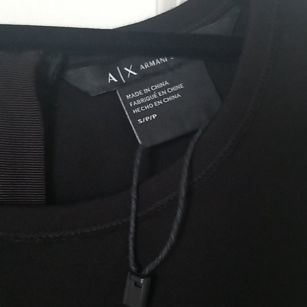 Sleek Black Pencil Work Dress Armani Exchange